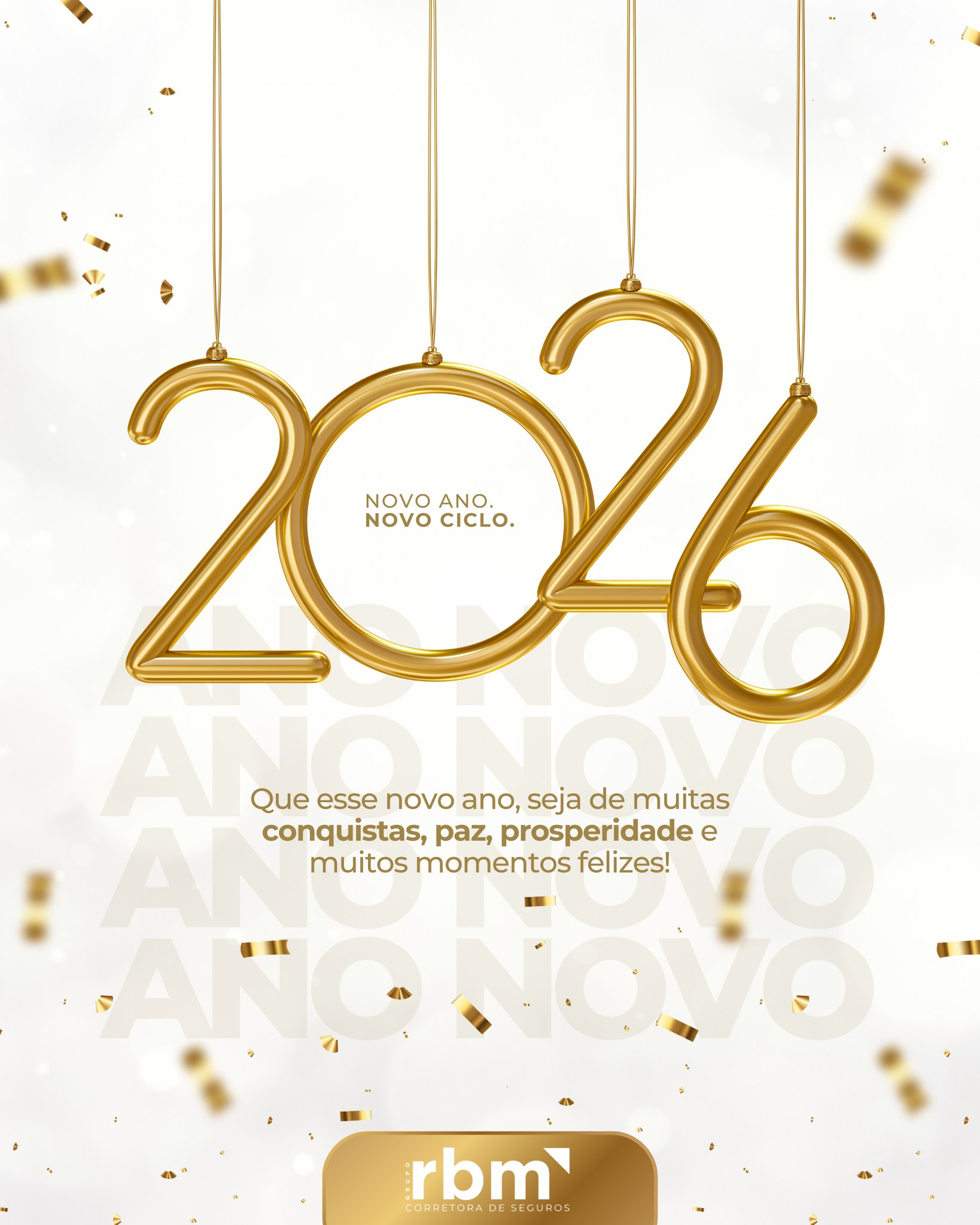 Um novo ano começa com novas oportunidades, novos sonhos e novos caminhos.
Que 2026 venha com mais conquistas, segurança e tranquilidade para todos nós.
Feliz Ano Novo! 🥂

#felizanonovo #rbmseguros #bemvindo2026